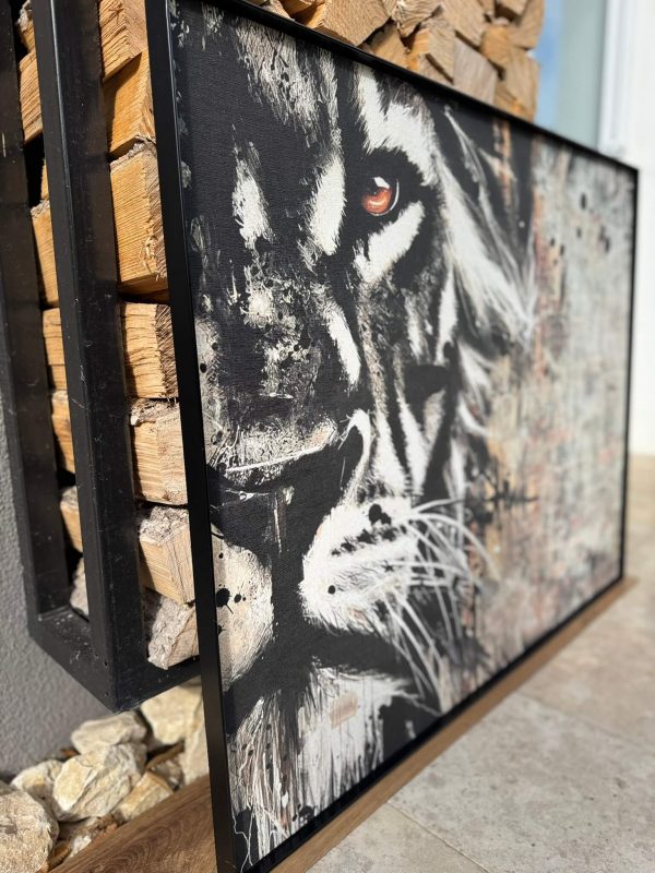 Hochwertiges Wandbild King Arthur mit Löwenkopf